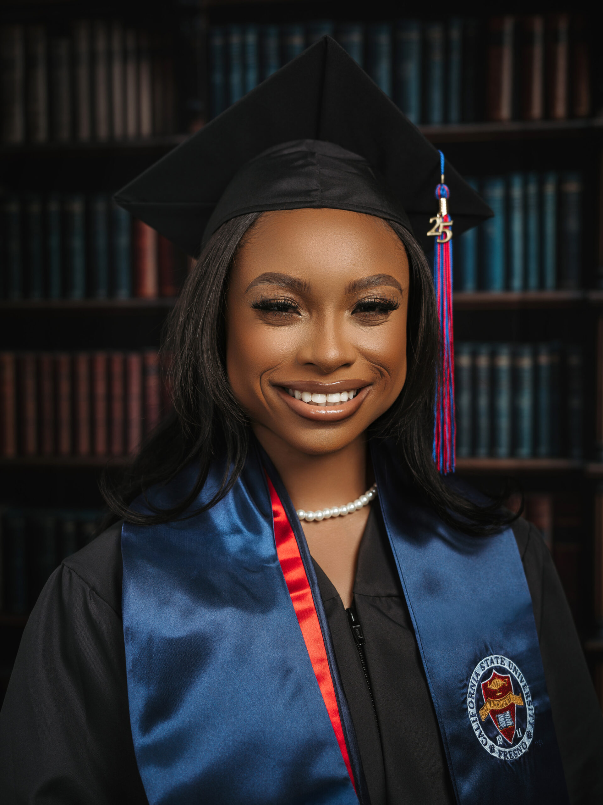 Stockton graduation photographer, milestone senior portrait session at Glam Brand Photography