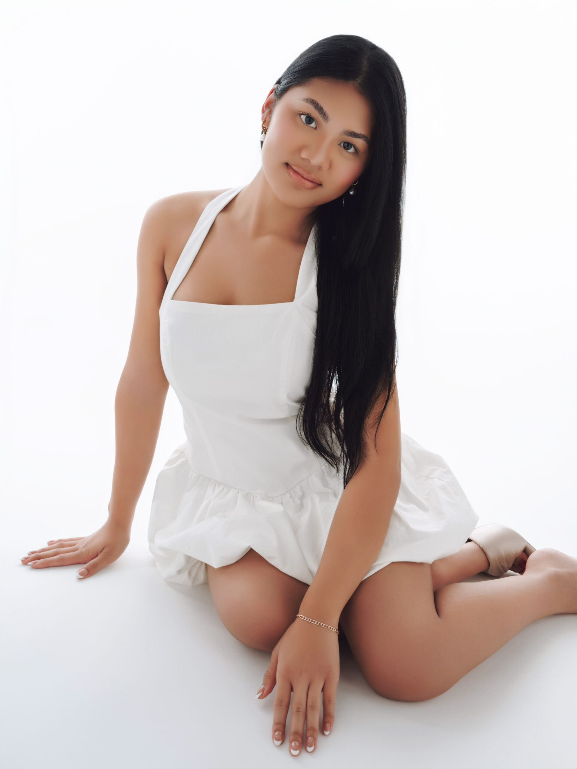 Stockton photographer portrait session in private Northern California studio, Glam Brand Photography