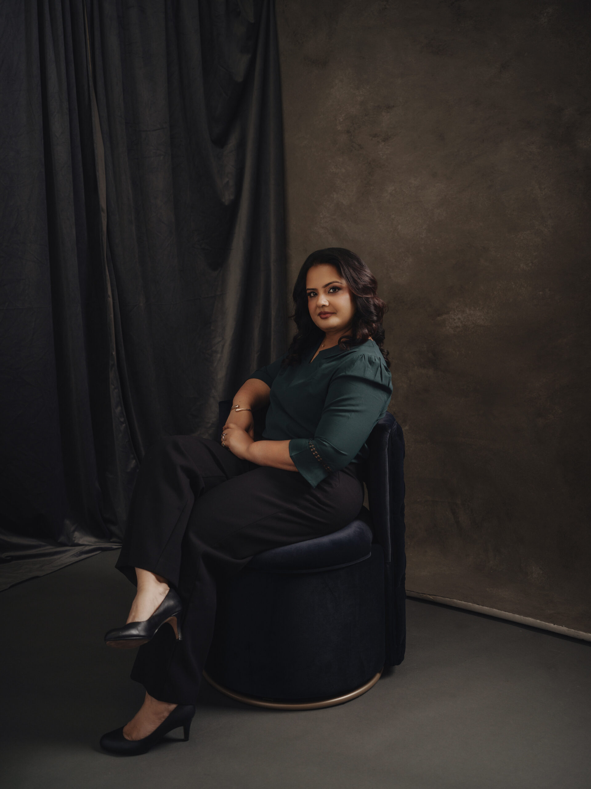 Luxury portrait photography session at Northern California's destination glam studio, Glam Brand Photography