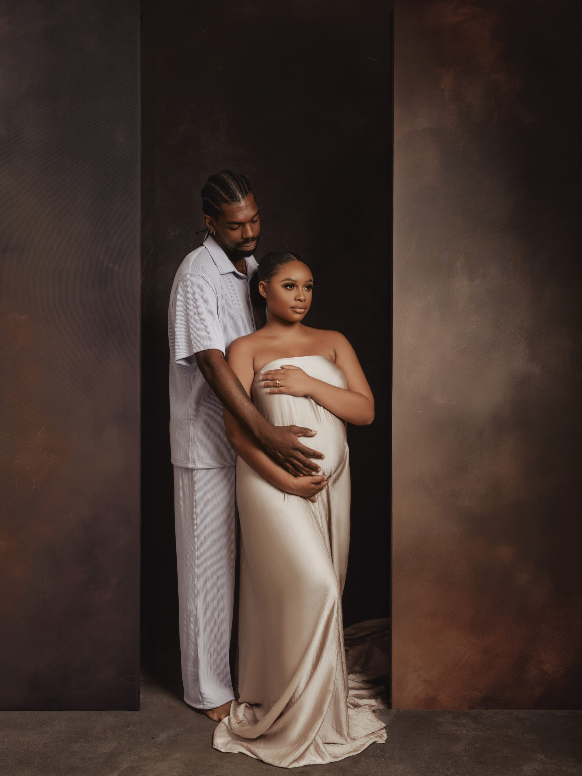 Stockton maternity photography studio session