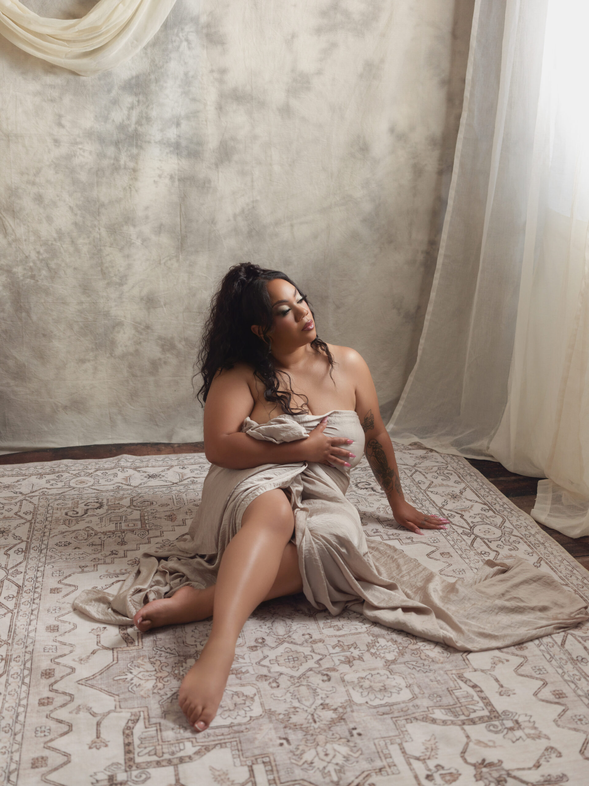 Boudoir portrait